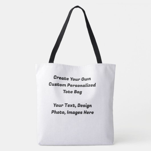 Creëer Uw eigen aangepaste  Tote Bag (Achterkant)