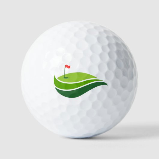Creëer uw eigen aangepaste veld clubs monogram golfballen (Voorkant)