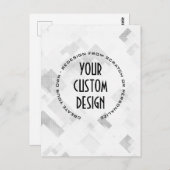 Creëer uw eigen aangepaste versie briefkaart (Voorkant / Achterkant)