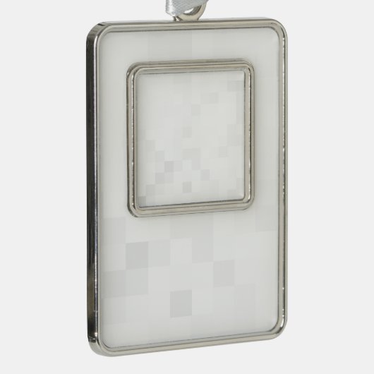 Creëer Uw eigen aangepaste Verzilverd Omlijst Ornament (Rechts)