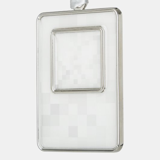 Creëer Uw eigen aangepaste  Verzilverd Omlijst Ornament (Links)