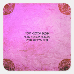 Creëer Uw eigen aangepaste  Vierkante Sticker