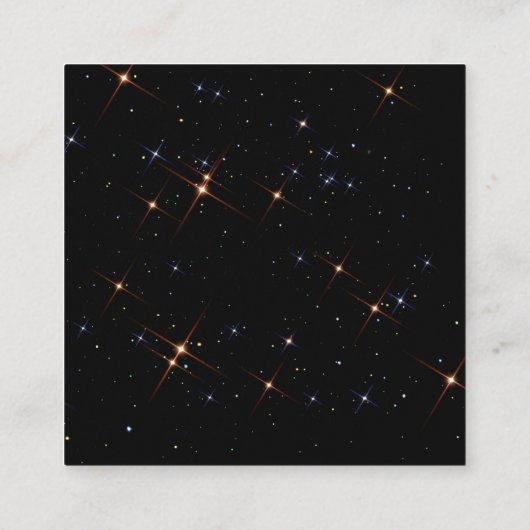 Creëer Uw eigen aangepaste  Vierkante Visitekaartje (Achterkant)