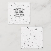 Creëer Uw eigen aangepaste Vierkante Visitekaartje (Voorkant / Achterkant)