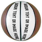 Creëer uw eigen aangepaste volledige grootte basketbal (Verticaal)