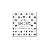 Creëer Uw Eigen Aangepaste "Vrolijke Kerstmis" Sne Rubberstempel (Afrduk)
