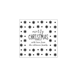 Creëer Uw Eigen Aangepaste "Vrolijke Kerstmis" Sne Rubberstempel