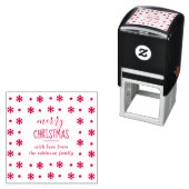 Creëer Uw Eigen Aangepaste "Vrolijke Kerstmis" Sne Zelfinktende Stempel (In situ)