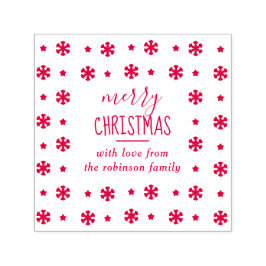 Creëer Uw Eigen Aangepaste "Vrolijke Kerstmis" Sne Zelfinktende Stempel