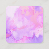 Creëer uw eigen aangepaste Waterverf marmer Informatiekaartje (Achterkant)