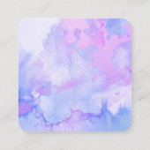 Creëer uw eigen aangepaste Waterverf marmer Informatiekaartje (Achterkant)