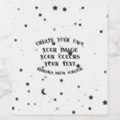 Creëer Uw eigen aangepaste  Wijn Etiket (Enkel label)