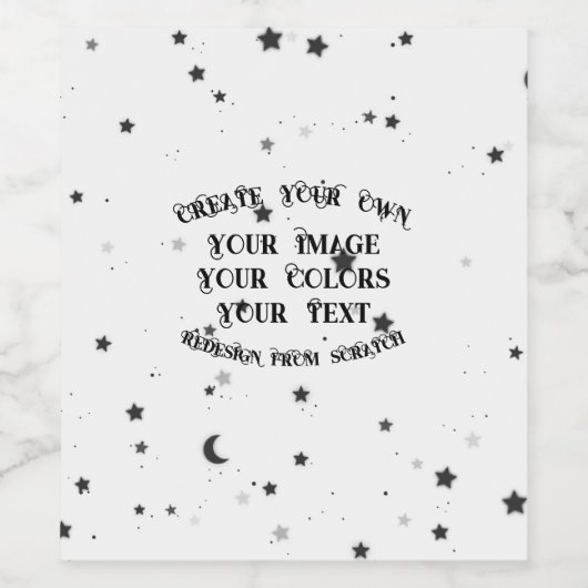 Creëer Uw eigen aangepaste Wijn Etiket (Enkel label)