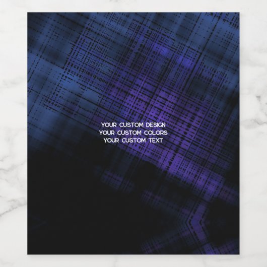 Creëer Uw eigen aangepaste  Wijn Etiket (Enkel label)