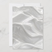 Creëer uw eigen aangepaste witte golven save the date (Achterkant)