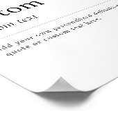 Creëer uw eigen aangepaste woordwoordenboekdefinit poster (Hoek)