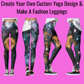 Creëer Uw eigen aangepaste yogaontwerp & maak Mode Leggings