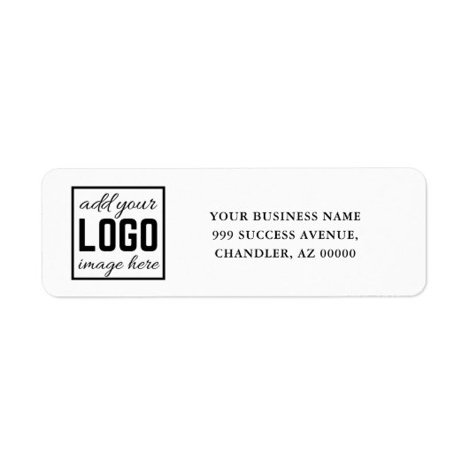 Creëer Uw eigen aangepaste zakelijke Logo Etiket (Voorkant)