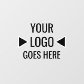 Creëer Uw eigen aangepaste zakelijke Logo Sjabloon Raamsticker (Vel)