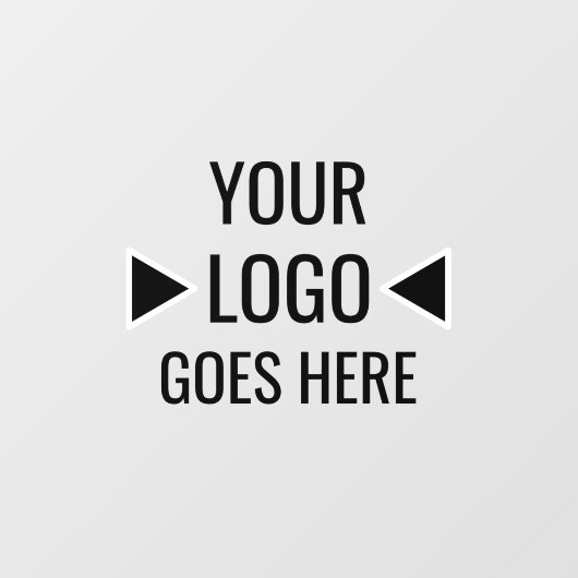 Creëer Uw eigen aangepaste zakelijke Logo Sjabloon Raamsticker (Vel)