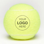Creëer uw eigen aangepaste zakelijke Logo tennisba Tennisballen (Voorkant)