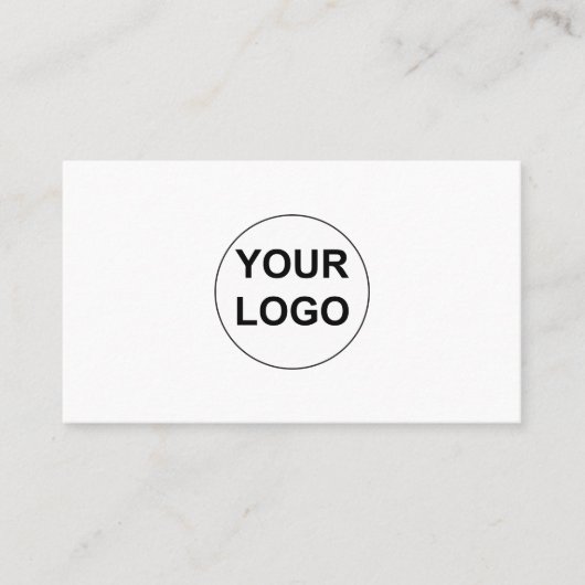 Creëer Uw eigen aangepaste zakelijke Logo Visitekaartje (Voorkant)