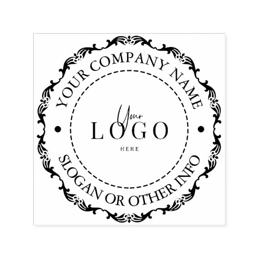 Creëer Uw eigen aangepaste zakelijke Logo Zelfinktende Stempel (Design)
