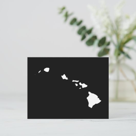 Creëer Uw eigen aankondiging van Hawaii-beweging Briefkaart (Staand voorkant)