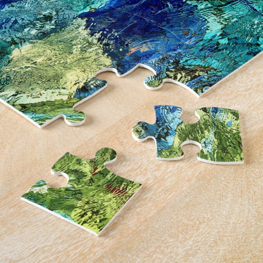 Creëer Uw eigen Abstracte art. 8 x 10 Legpuzzel (Zijkant)