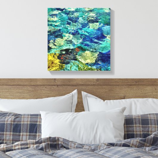 Creëer Uw eigen Abstracte artikel 12 x 12 Canvas Afdruk (Insitu (Slaapkamer))