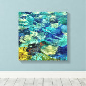 Creëer Uw eigen Abstracte artikel 12 x 12 Canvas Afdruk (Insitu (Houten vloer))