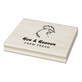 Creëer Uw eigen Abstracte Chicken Boerderij Line A Rubberstempel (Stempel)