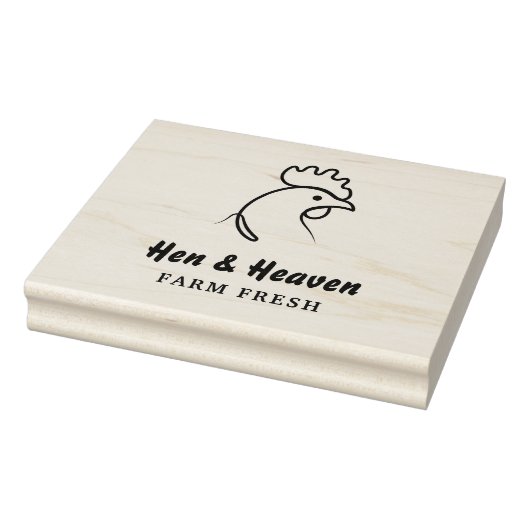 Creëer Uw eigen Abstracte Chicken Boerderij Line A Rubberstempel (Stempel)