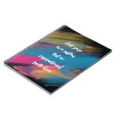 Creëer Uw eigen Abstracte Motivatie Citaat Notitieboek (Linkerzijde)