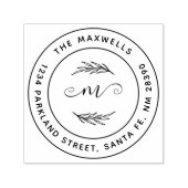 Creëer Uw eigen achterkantoor Ronde gezinsherenigi Zelfinktende Stempel (Design)