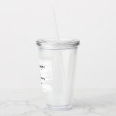 Creëer Uw eigen. Acryl Drinkbeker (Links)