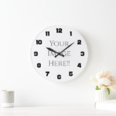 Creëer Uw eigen acryliPrint®HD-sleuf voor grote kl Klok (Huis)