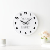 Creëer Uw eigen acryliPrint®HD-sleuf voor grote kl Klok (Huis)