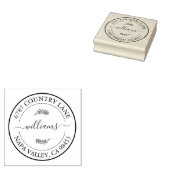 Creëer Uw eigen adres Rubber Stamp Rubberstempel (Gestempeld)