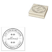Creëer Uw eigen adres Rubber Stamp Rubberstempel (Gestempeld)