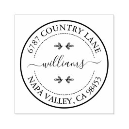 Creëer Uw eigen adres Rubber Stamp Rubberstempel