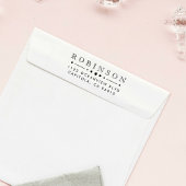 Creëer Uw eigen adres voor aangepaste naam retoura Rubberstempel