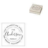 Creëer Uw eigen adres voor aangepaste naam retoura Rubberstempel (Gestempeld)