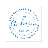 Creëer Uw eigen adres voor aangepaste naam retoura Zelfinktende Stempel (Design)