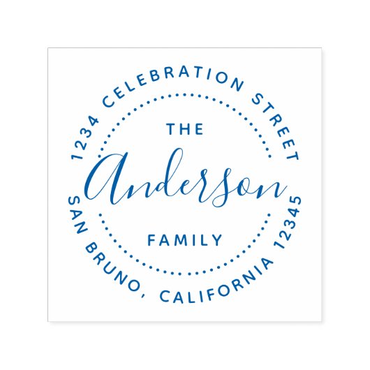 Creëer Uw eigen adres voor aangepaste naam retoura Zelfinktende Stempel (Design)