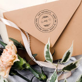 Creëer Uw eigen adres voor naam van filiaal in de  Rubberstempel