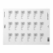 Creëer Uw eigen adreslabel Wit verticaal Etiket (Full Sheet)