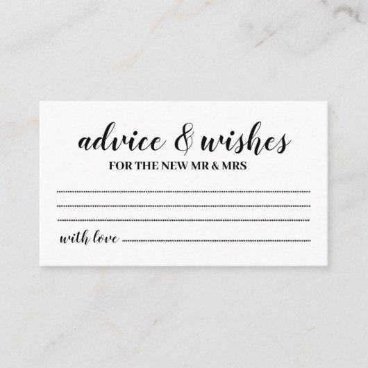 Creëer uw eigen advies op maat en wenskaart (Voorkant)