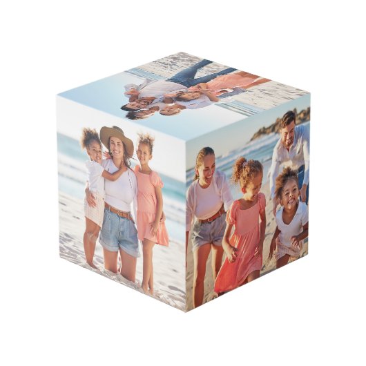 Creëer uw eigen Afbeelding 5 zijfamiliefoto's Kubus (Achter hoekig)