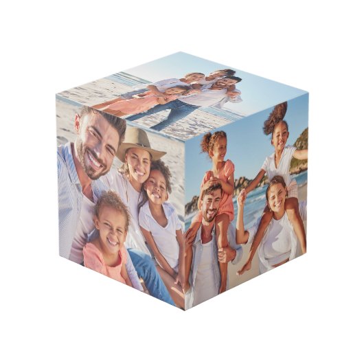 Creëer uw eigen Afbeelding 5 zijfamiliefoto's Kubus (Voorkant hoekig)